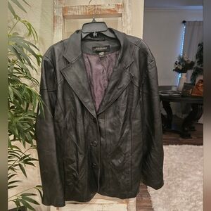 Lane Bryant leather jacket size 26/28